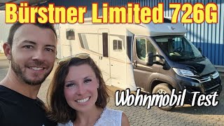 Bürstner Limited 726 G  Wohnmobil Test und Roomtour  Camping Luxus pur [upl. by Ancalin]