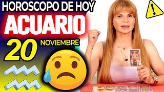 TE VA A DAR UN INFARTO❗️😰 PROXIMAS 48 HORAS⏳ Acuario ♒ MONHI 🔮 Horoscopo De 20 De Noviembre 2024 [upl. by Niroht]