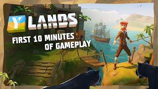 Ylands Update 20  First 10 minutes of GAMEPLAY [upl. by Notfilc]