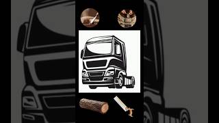 Wood Car  MAN TGS M DUMP TRUCK woodmade automobile woodidea woodart woodcarving woodsculpture [upl. by Etiuqal383]