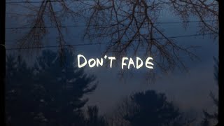 Vance Joy  Dont Fade Official Lyric Video [upl. by Ociredef]