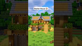 Minecraft Survival Starter House 🏠 minecraft [upl. by Akciret341]