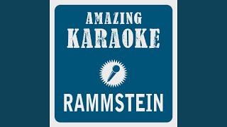 Rammstein Karaoke Version Originally Performed By Rammstein [upl. by Nagem]