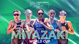 2024 World Triathlon Cup Miyazaki  WOMEN [upl. by Musser]