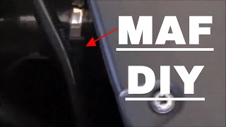 Cleaning BMW Mass Air Flow Sensor and Changing Brake lights [upl. by Adore162]