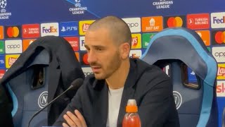 NAPOLI UNION BERLINO SENTITE COSA DICE BONUCCI SU RASPADORI‼️ [upl. by Min]