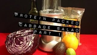 Nutribullet Protein Packed Cabbage Salad Nutriblast Recipe Part 1 [upl. by Landry293]