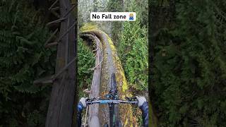 Riding the Sooke flowline 🫣 NoFallZone mtb vancouverisland sookeflowline djiaction5pro [upl. by Wil]