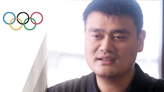 Yao Ming on his fantasy Olympic Basketball team [upl. by Dorsey113]