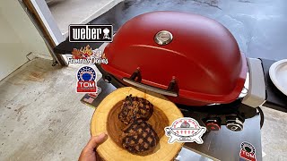 Weber 2800N Gas Grill  The Best Ever Steak Tenderloin Sandwich  Awesome weber weberq [upl. by Elag574]