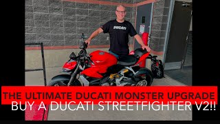 Ducati MONSTER 937 vs STREETFIGHTER V2 The Ultimate Ducati Monster Upgrade buy a STREETFIGHTER [upl. by Lehcem]