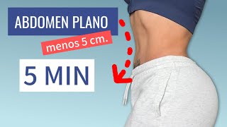 Rutina ABDOMEN PLANO  Baja 5 cm en 15 DÍAS  NAYLA ✅ [upl. by Osi]