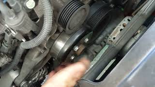 water pump bearing failure Chrysler Crossfire [upl. by Lipps305]