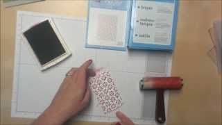 How to Color the Raised Image from an Embossing Folder [upl. by Anitak]