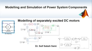 Lec 1 Modelling and simulation of separately excited DC motors using Simulink MATLAB [upl. by Assadah749]