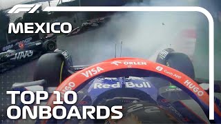 Top 10 Onboards  2024 Mexico City Grand Prix  Qatar Airways [upl. by Nosniv]