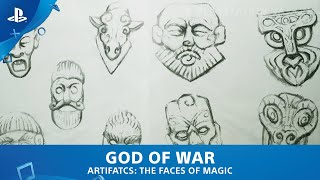 God of War 2018  Collectibles  Artifacts The Faces of Magic [upl. by Aikrahs]