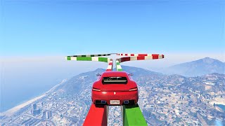 Splitted Road  Craziness Level Parkour GTA 5 Online [upl. by Stesha709]