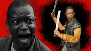 The Walking Dead Series 8 Bob Stookey Action Figure Review [upl. by Sukramed876]