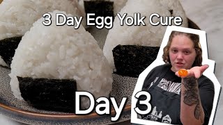 72 Hour Egg Egg Yolk Cure Goes Well With Onigiri [upl. by Nason866]