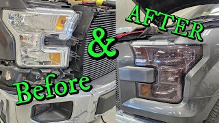 Headlight Tint on my 2016 F150 [upl. by Jordison447]