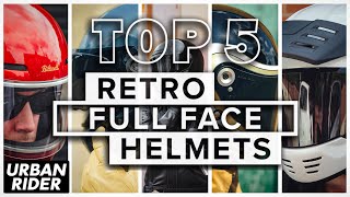 TOP 5 Retro Full Face ECE 2206 Helmets [upl. by Rourke]