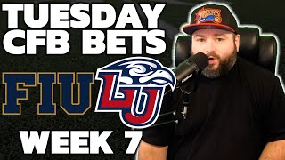 FIU vs Liberty Week 7 Bets  Tuesday College Football Picks With Kyle Kirms [upl. by Tori]