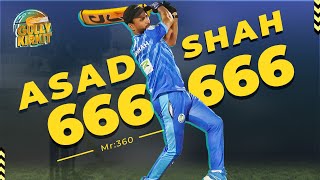 Asad Shah Smashes 10 Sixes in an Explosive Innings [upl. by Nylissej]