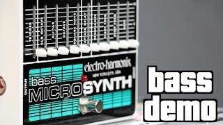 ElectroHarmonix Bass Micro Synth Demo [upl. by Erick]