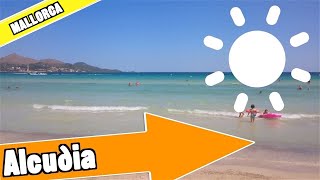 Alcudia Majorca Spain Tour of beach and resort [upl. by Manus]