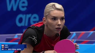 Bernadette Szocs vs Xiaoxin Yang  Final 2023 European Games 2023 [upl. by Kinsley]