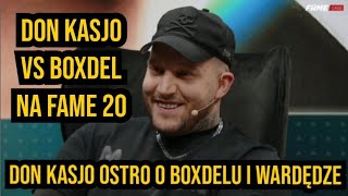 TELEFON DON KASJO ostro o BOXDELU i WARDĘDZE CAGE FAME 20 FIGHT CARD [upl. by Enowtna]