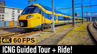 Train Cab Ride NL  ICNG Guided Tour  Ride  Breda  Amsterdam  ICNG  March 2023 [upl. by Hank]