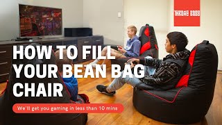 Throne Boss Bean Bag Filling Video [upl. by Ottinger]