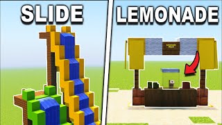 Minecraft 15 Summer Build Hacks amp Ideas [upl. by Annohsat]