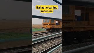 ballast cleaning machine of Indian railway [upl. by Obellia]