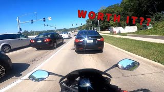 Daily Commute On A Motorcycle  Pros vs Cons [upl. by Anilev825]