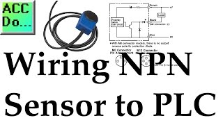 Wiring NPN Sensor to PLC [upl. by Kassandra541]