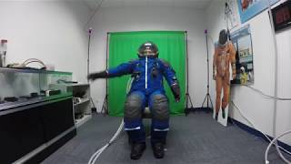 GOPR0670 SUBJ003 GoPro Timelapse of Spacesuit Motion Capture Test with Final Frontier Design [upl. by Iidnarb464]