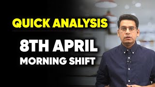 JEE Main April 2023  8th April Morning Shift Analysis in 60seconds  MathonGo  Anup Sir [upl. by Danette]