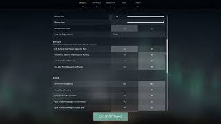 VALORANT 60Hz RADIANT  In game Settings 090122 [upl. by Modnarb114]