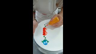 Big Circle Jam Painting Plate Decoration Teaching Video Master Original Magnetic Force Wanhe Pla [upl. by Woo]