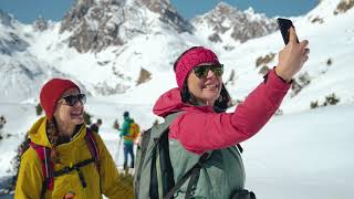 Schneeschuhwandern auf der SilvrettaBielerhöhe im Montafon  Vorarlberg [upl. by Pomcroy]