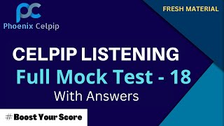 quotCELPIP Listening Test 18 Full Test with Answers  Boost Your Scorequot [upl. by Boys]