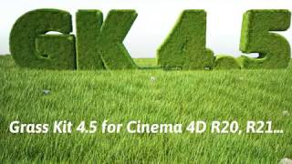 Grass Kit 45 for Cinema 4D tutorial [upl. by Weismann807]