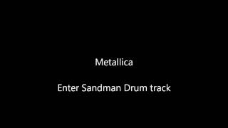 Metallica  Enter Sandman Drum track HQ [upl. by Mansfield]