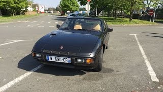 Porsche 924 turbo en Belgique [upl. by Odraode]