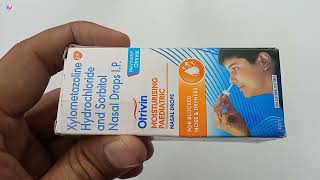 Otrivin Moisturising Paediatric Nasal Drops  xylometazoline Hydrochloride and Sorbitol Nasal drops [upl. by Maffei]