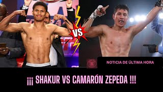 ¡¡¡SHAKUR VS CAMARÓN ZEPEDA [upl. by Ainnek]