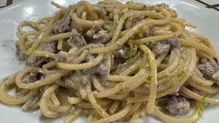 Spaghetti Artigianali con Alici Scorza di Limone e Pecorino Romano [upl. by Teferi769]